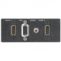 Extron AAP  Double Space White: One HDMI, VGA PC Audio USB 2.0 Type-A