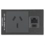 Extron One US Unswitched AC Outlet - Black