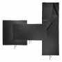 Avenger I1031 Drapeau Noir coupe-flux 120x120 avec support