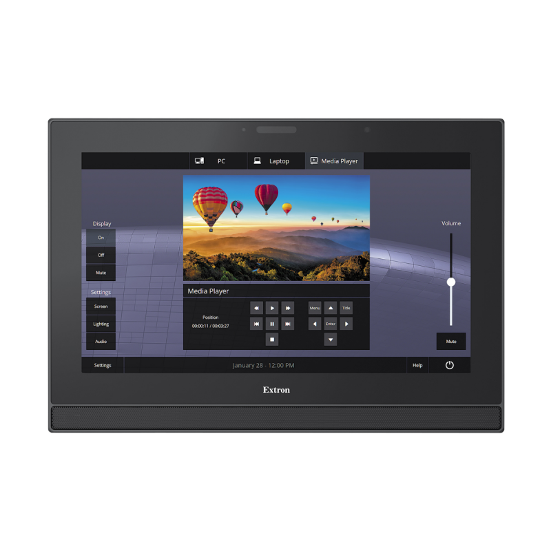 Extron 15" Wall Mount TouchLink® Pro Touchpanel - Black