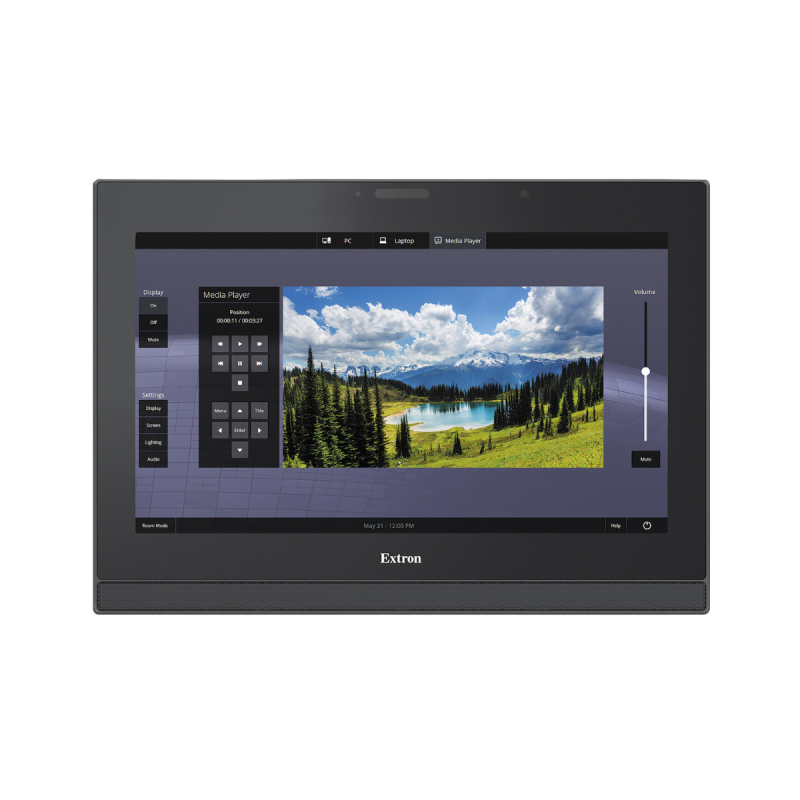 Extron 17" Wall Mount TouchLink® Pro Touchpanel - Black