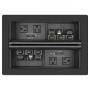 Extron Cable Cubby 1402 Black, AC Module Not Included