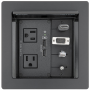 Extron Cable Cubby 500 CCB, Black, No AC