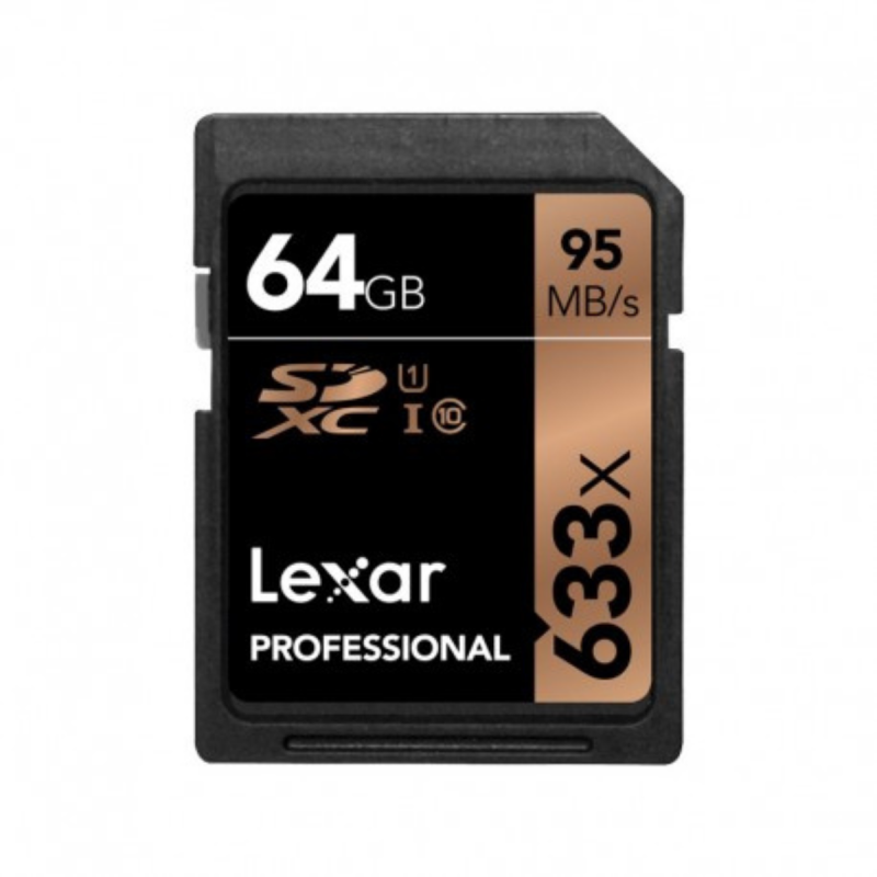 FV Lexar SDXC 64GB 633x Professional UHS-I (U1) Class 10