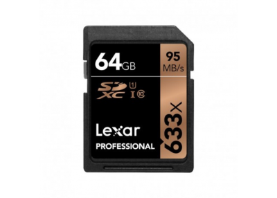 FV Lexar SDXC 64GB 633x Professional UHS-I (U1) Class 10