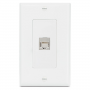 Extron 2 XTP DTP 24 Couplers Pass-Through Wallplate  White