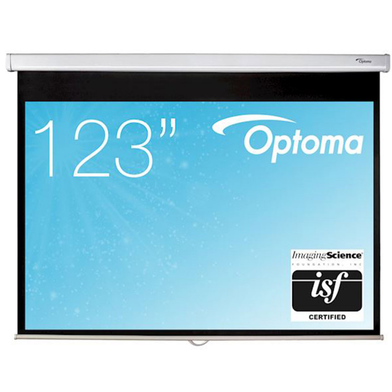 Optoma Ecran de projection  123" Manuel  Format 16:10