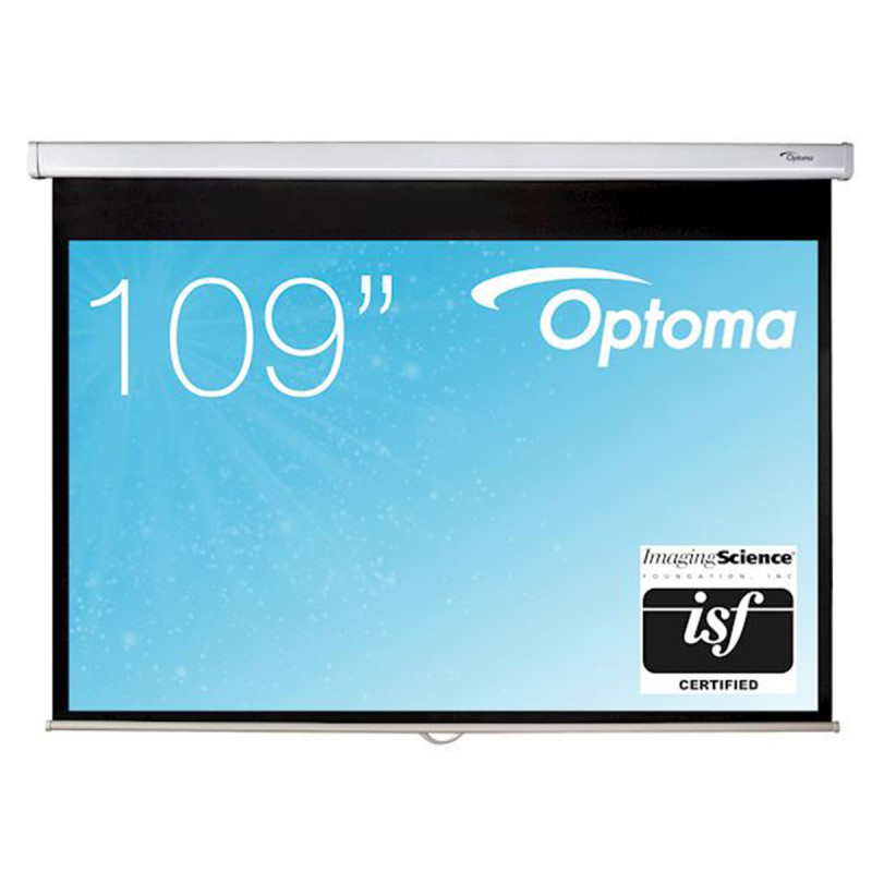 Optoma Ecran de projection  109" Manuel  Format 16:10