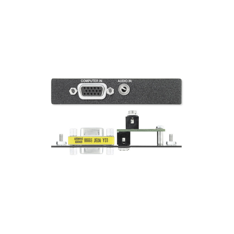 Extron Single Space AAP - Black: Interface Remote Connector Plate