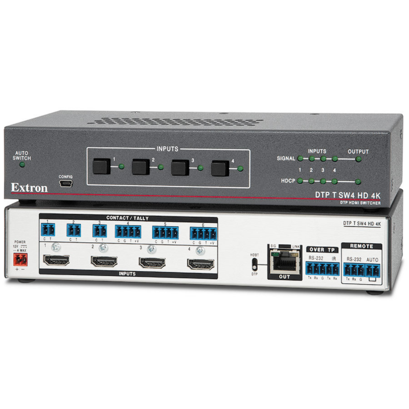 Extron Four Input HDMI Switcher with Integrated DTP Transmitter