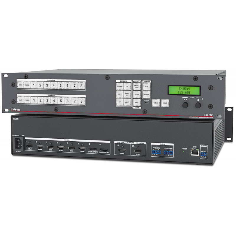 Extron Eight Input HDMI & DisplayPort 4K/60 Seamless Switcher