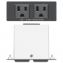 Extron Two JP AC Outlet – Double Space AAP – Black