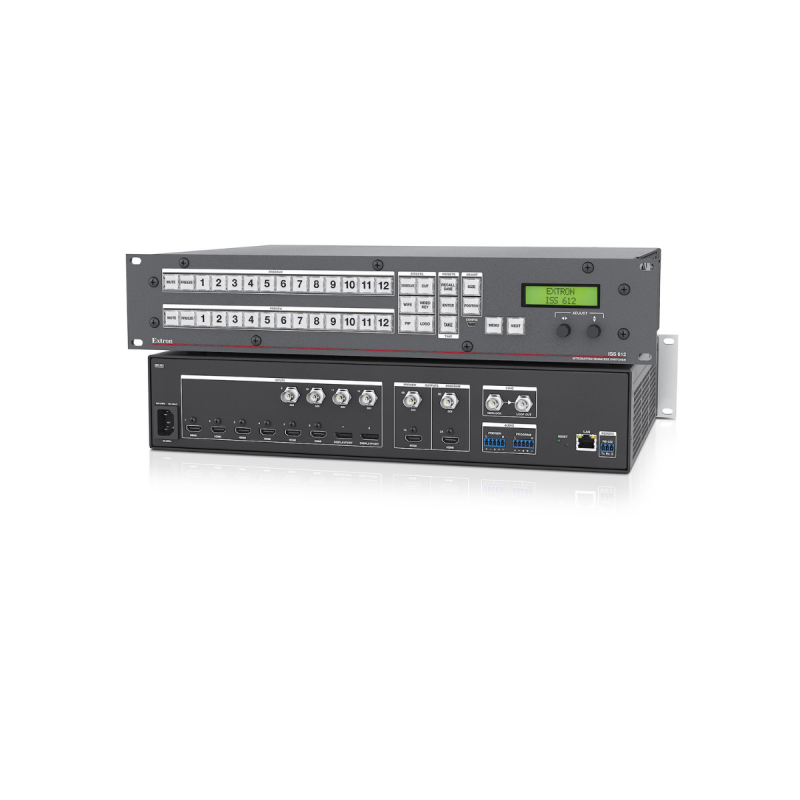 Extron 12-Input 4K/60 HDMI, DisplayPort, & 12G-SDI Seamless Switcher