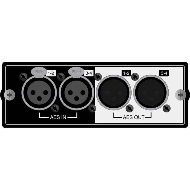 Soundcraft Carte AES 4 in/out en XLR pour console Si