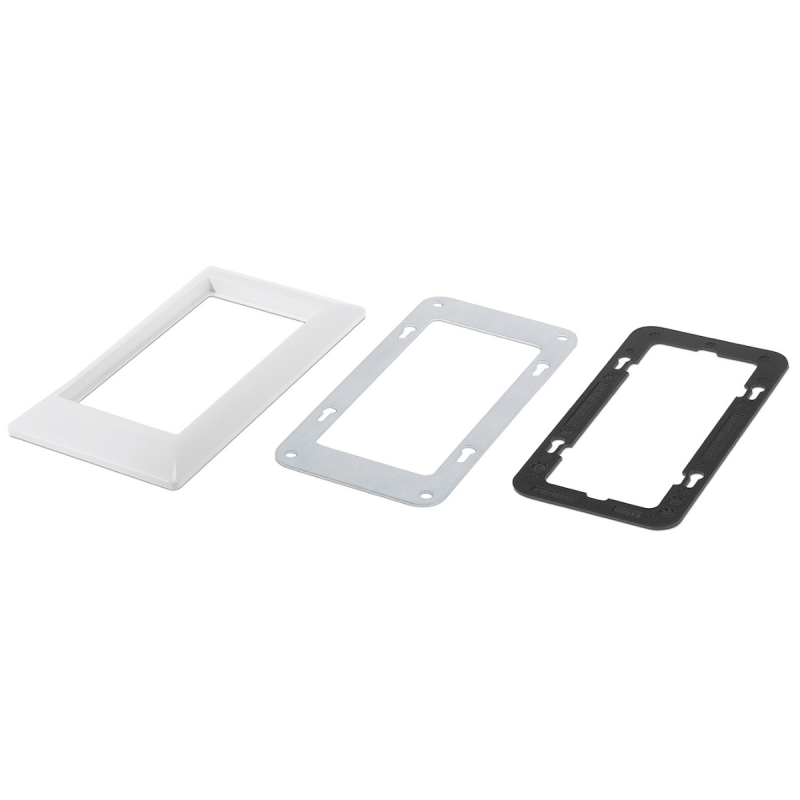 Extron 2-gang, Single-opening Mounting Kit for Flex55 White