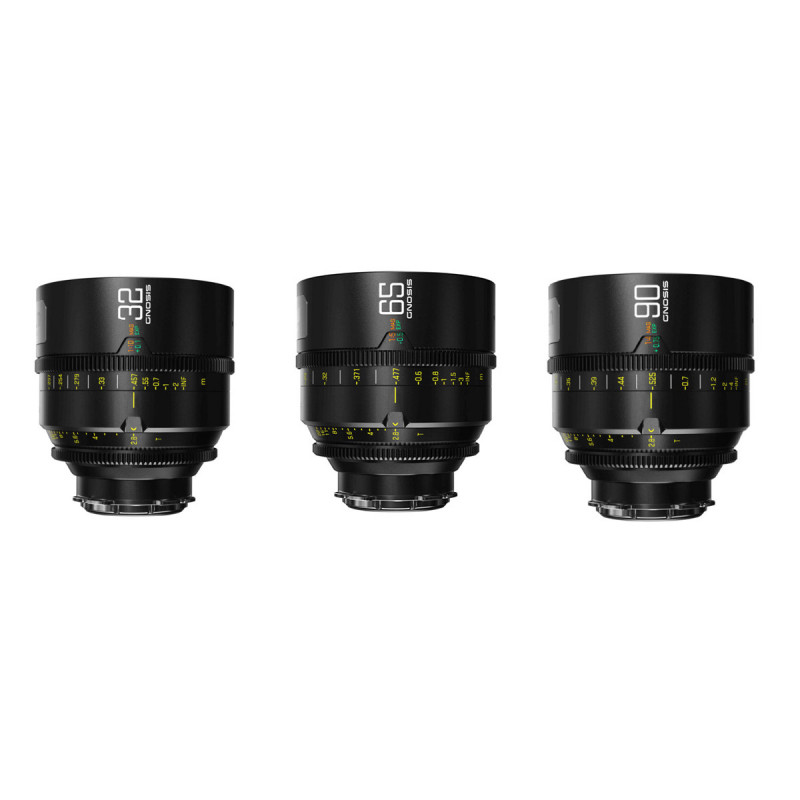 DZOFILM Gnosis Macro 3-Lens Set (32mm/ 65mm/ 90mm T2.8) -metric