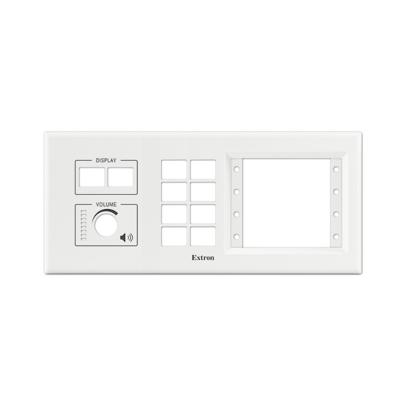 Extron Black & White Faceplates for MLC Plus 200 & EBP 200, 5-gang