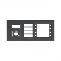 Extron Black & White Faceplates for MLC Plus 200 & EBP 200, 5-gang