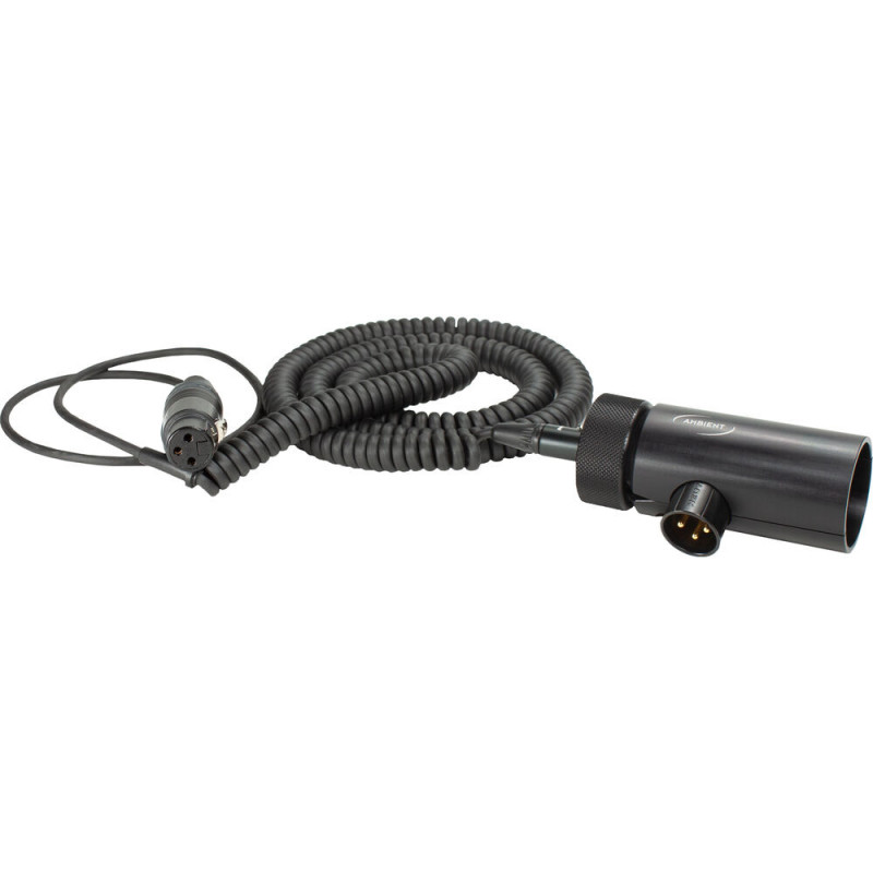 Ambient coiled cable set for QP550, mono XLR3