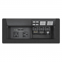 Extron Cable Cubby Enclosure with Network Button Panel - Black