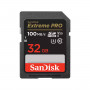 Sandisk Carte SDHC Extreme Pro 32GB 100/90 mb/s - V30 - Rescue P