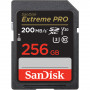 Sandisk Carte SDXC Extreme Pro 256GB 200/90 mb/s - V30 - Rescue P