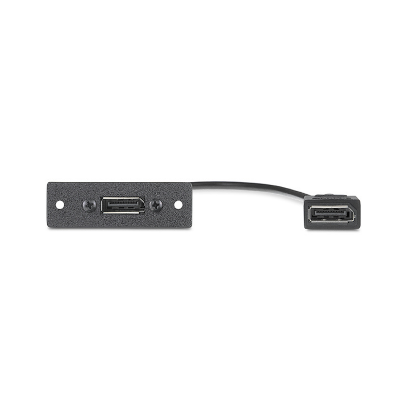 Extron  Black: One DisplayPort F to One DisplayPort F on 10" Pigtail