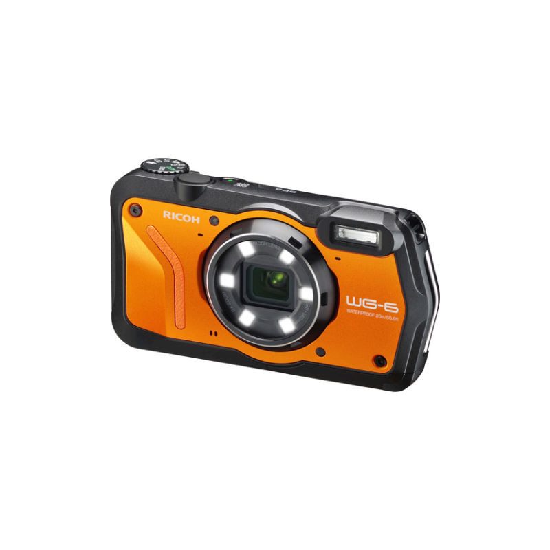 FV Ricoh WG-6 Appareil Photo Compact Etanche 20Mpx - Orange 