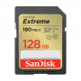 Sandisk Carte SDXC Extreme 128GB 180/90 mb/s - V30 - Rescue Pro