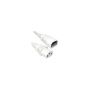 Neklan Rallonge secteur PC C13 / C14 Blanc - 0.5 m