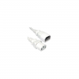 Neklan Rallonge secteur PC C13 / C14 Blanc - 1.5 m