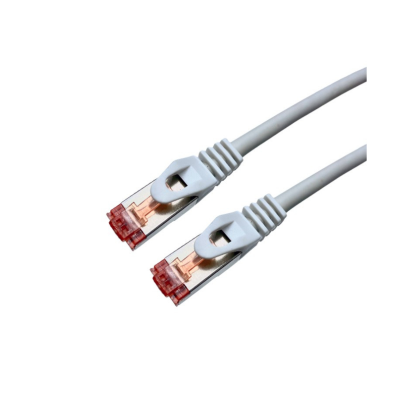 UPTEC Cat 6a SSTP LSOH BLANC Snagless avec fiche de test – 7m