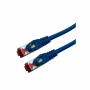 UPTEC Cat 6a SSTP LSOH BLEU Snagless avec fiche de test – 0.15 m