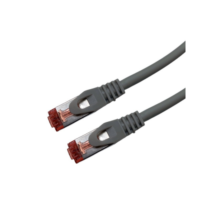 UPTEC Cat 6a SSTP LSOH GRIS Snagless avec fiche de test – 1.5m