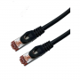 UPTEC Cat 6a SSTP LSOH NOIR Snagless avec fiche de test – 2m