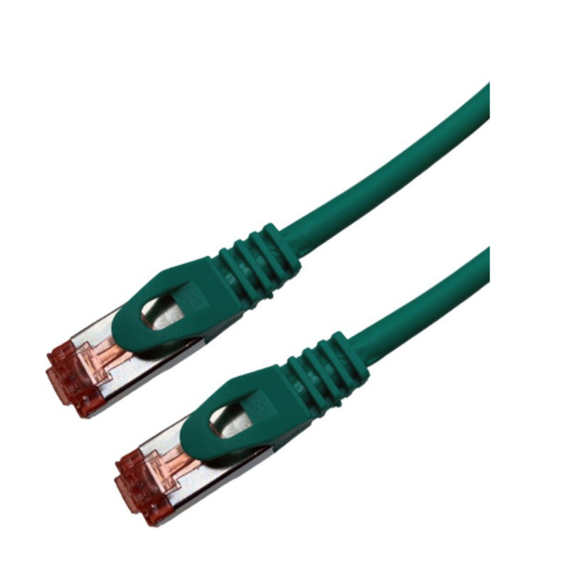 UPTEC Cat 6a SSTP LSOH VERT Snagless avec fiche de test – 0.15 m