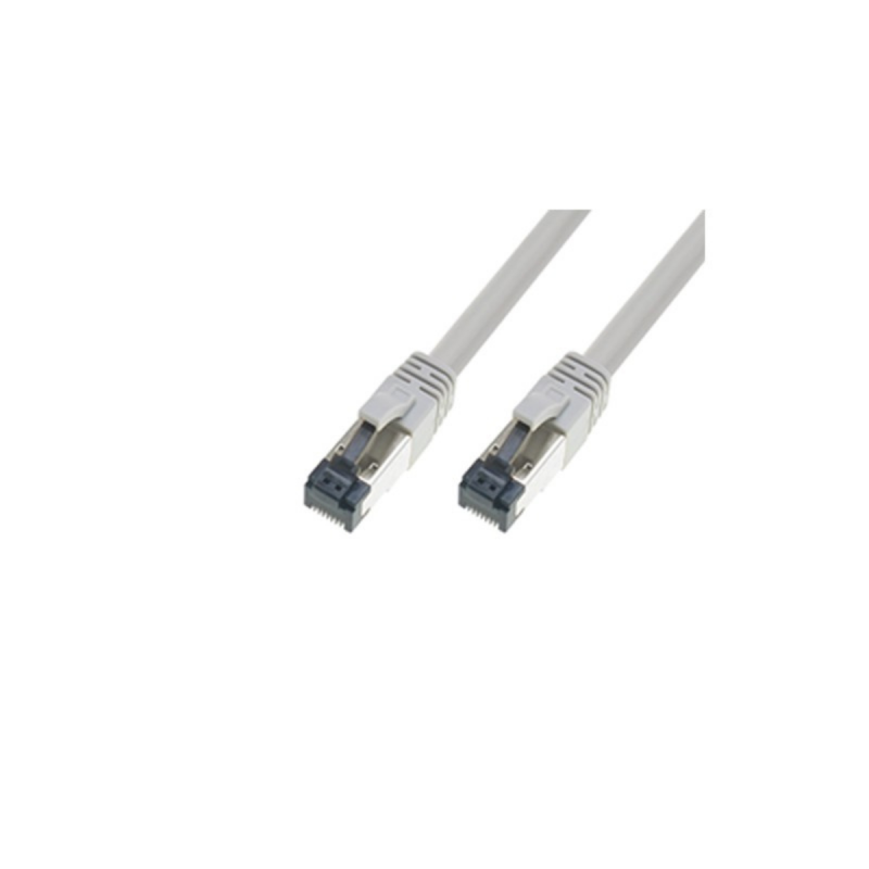 Neklan Cordon RJ45 Catégorie 8 S/FTP 4P Gris / Manchon gris 0 25m