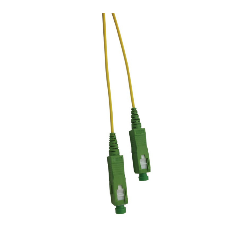 Neklan Cordon FO monomode 9/125 G657A2 B SC APC/SC APC 1 5m Jaune