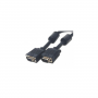 Neklan Cordon SVGA OR avec ferrites M/F - 3 coax - AWG28 - 15 m