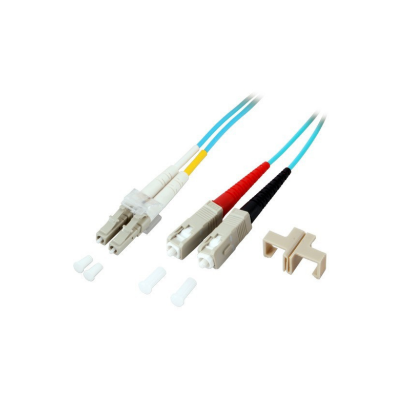 Neklan Cordon FO Duplex multimode 50/125 SC / LC - OM3 - 25 m