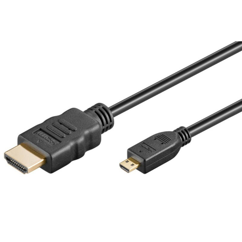 FV Cordon HDMI - A vers Mini HDMI - C connecteurs OR - M/M - 2m