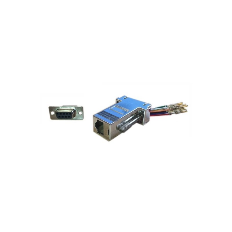 Neklan Adaptateur blindé DB 9 F - RJ45