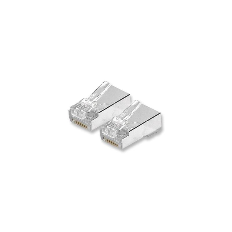 Neklan Connecteur RJ45 Cat 5e UTP Contacts alignés Paquet de 10 pcs