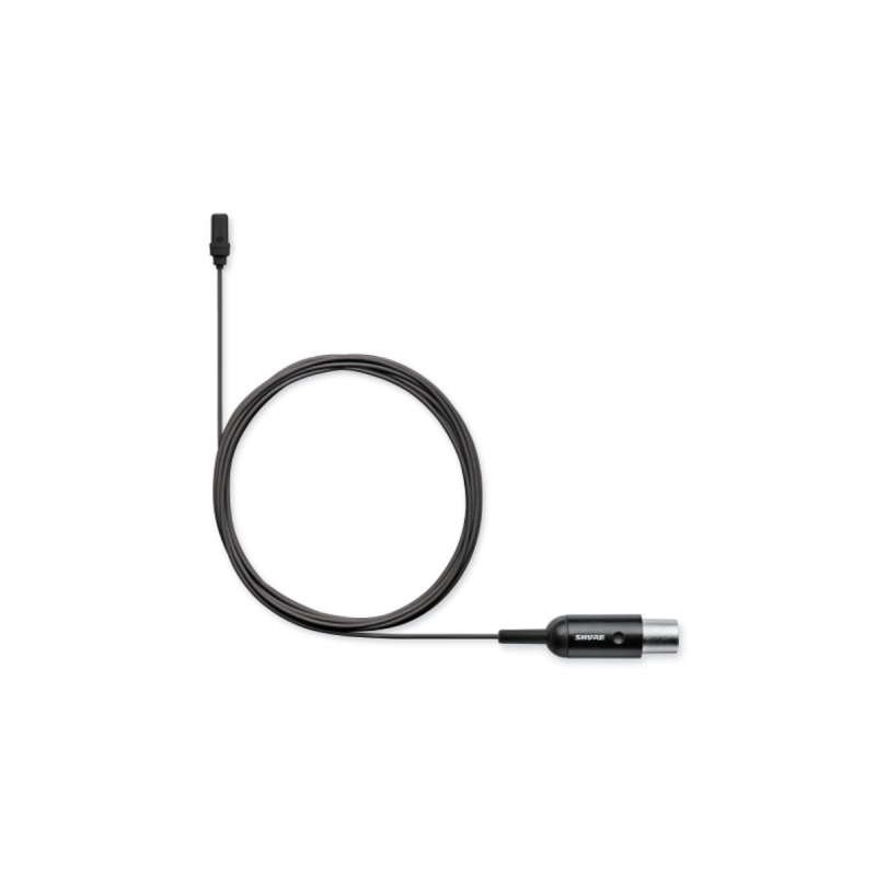 Shure Micro cravate cardioïde UniPlex XLR Noir