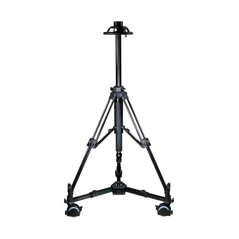 Cartoni Colonne pneumatique P20 avec dolly extensible (roues 100mm)