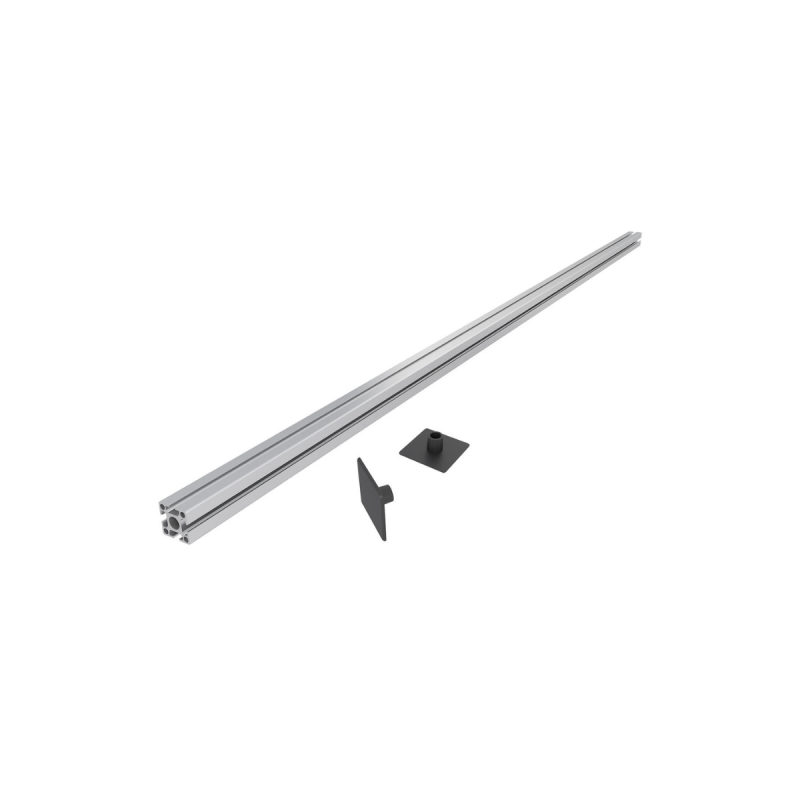 Kimex Profilé Aluminium pour dalles LED 150cm, gamme 031