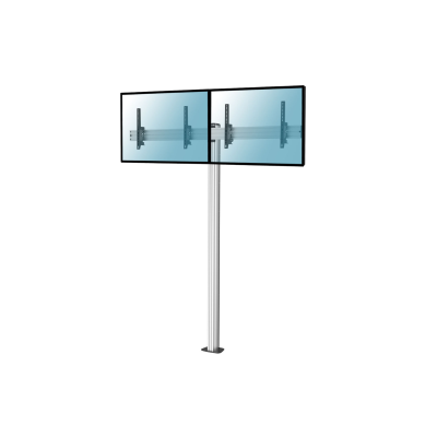Support plafond inclinable pour 1 écran portrait 43´´-75´´ Hauteur 175cm