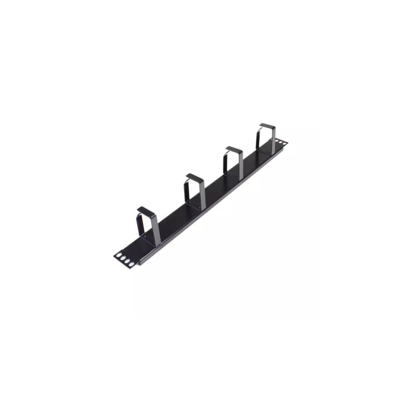 Kimex Bandeau gestion de câbles pour rack 19´´ 5 anneaux plastique