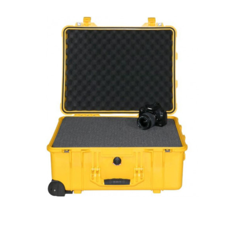 Pelicase Valise PC1560 Jaune Avec Mousse