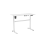 Kimex Bureau complet motorisé assis-debout 118x58cm Blanc